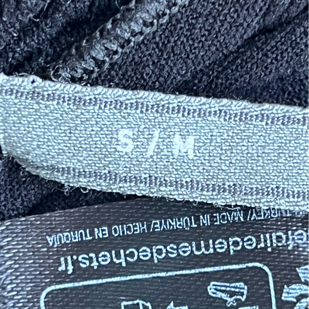 Anthropologie Black Rouched Lightweight Boho Babydoll Tank Cami Women's Size S/M - Picture 5 of 5